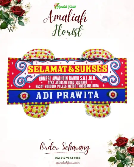 Papan Bunga Ucapan Selamat Amandraya